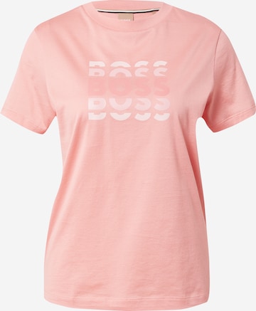 BOSS Black - Camiseta 'Ehanni' en rosa: frente