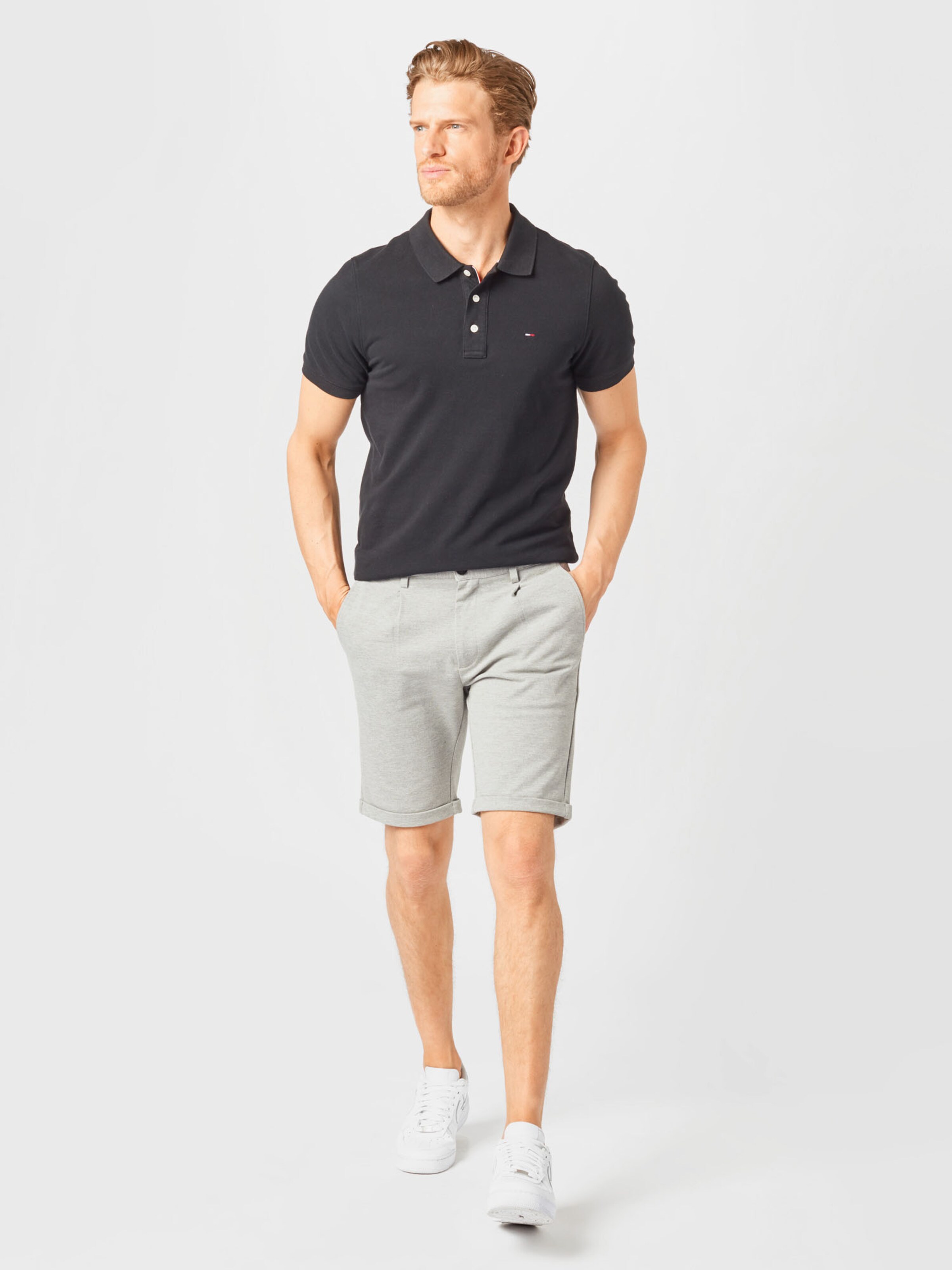 Männer Hosen Lindbergh Shorts in Graumeliert - CL26169 Männer Hosen Lindbergh Shorts in Graumeliert - CL26169