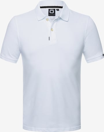 CODE-ZERO Poloshirt in Weiß: front