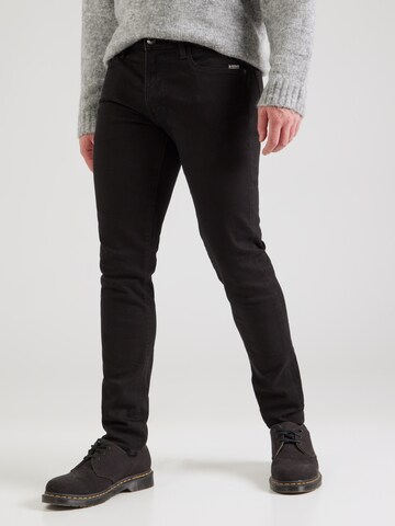 G-STAR Slimfit Jeans '3301' in Schwarz: Vorderseite