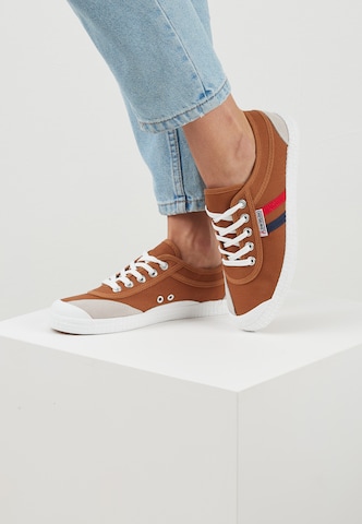 KAWASAKI Sneakers 'Retro' in Brown: front