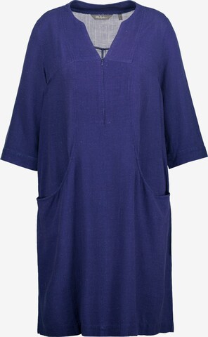 Robe Ulla Popken en bleu : devant