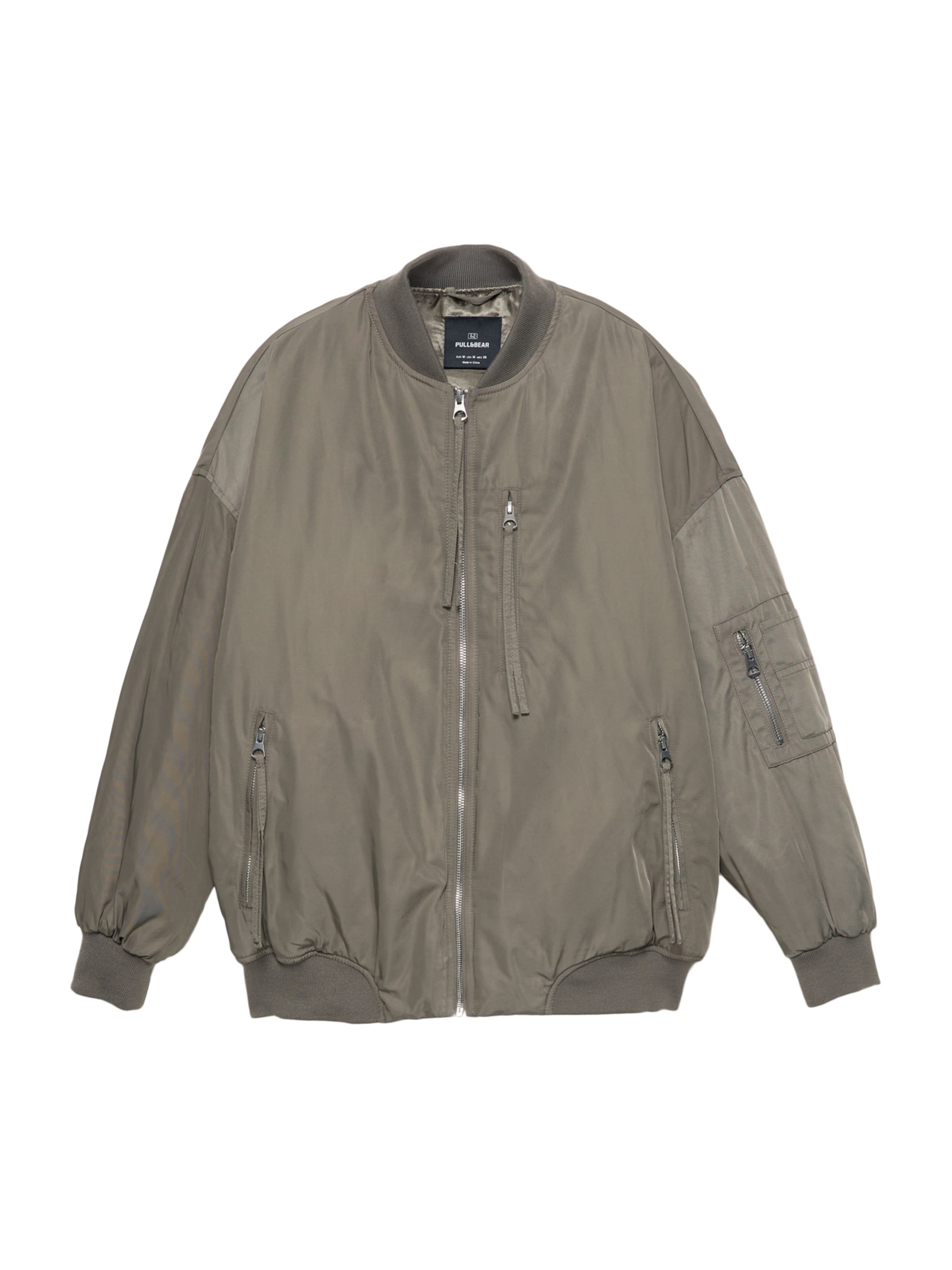 Pull&Bear Övergångsjacka i grön: framsida