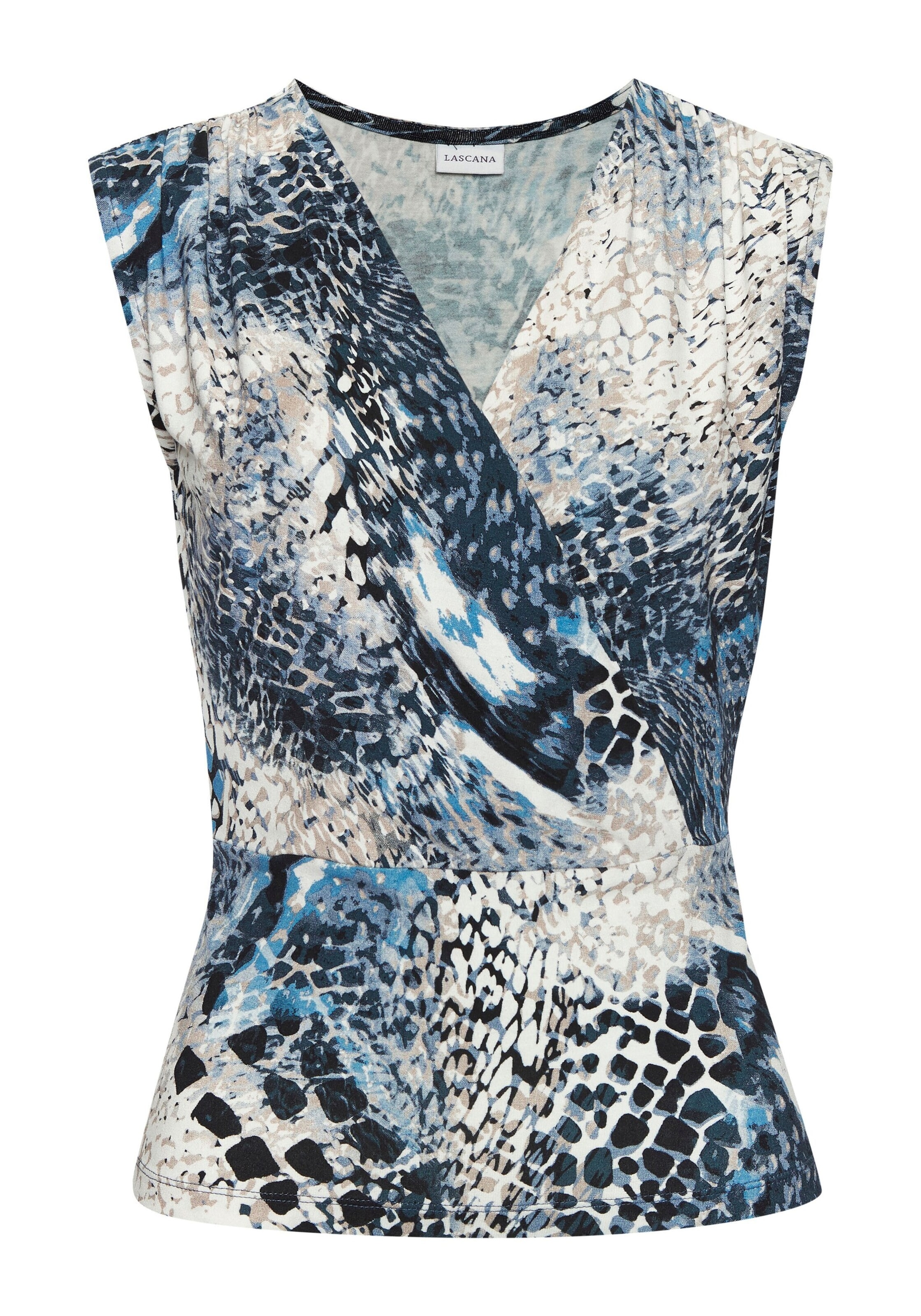 mėlyna LASCANA Palaidinė be rankovių: priekis
