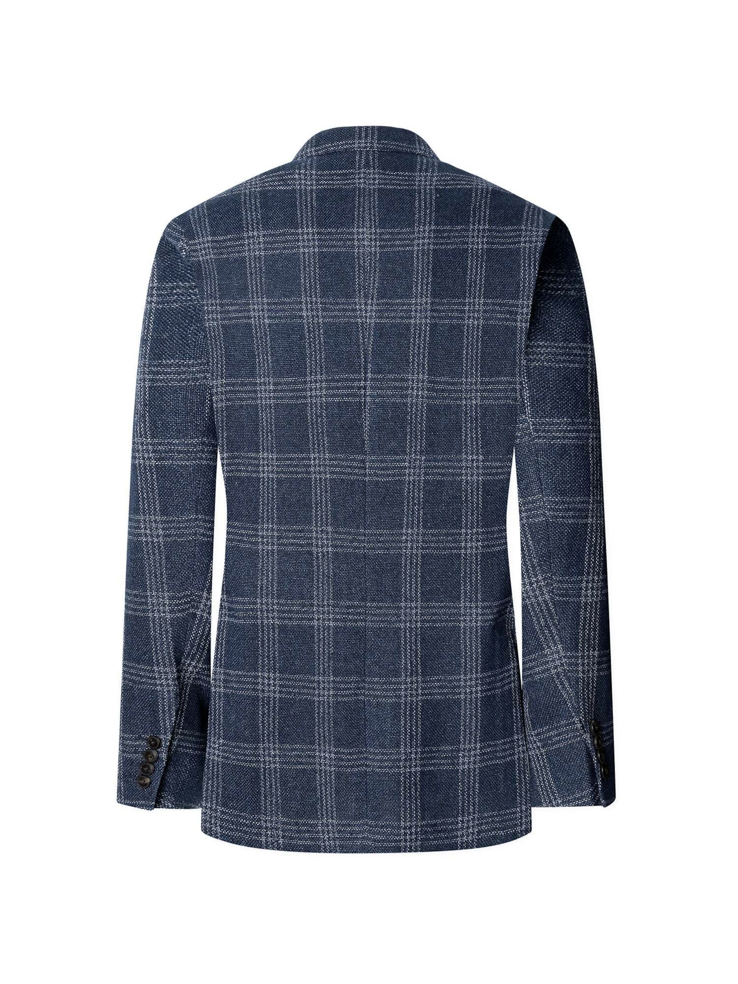 Hackett London Regular fit Colbert in Blauw