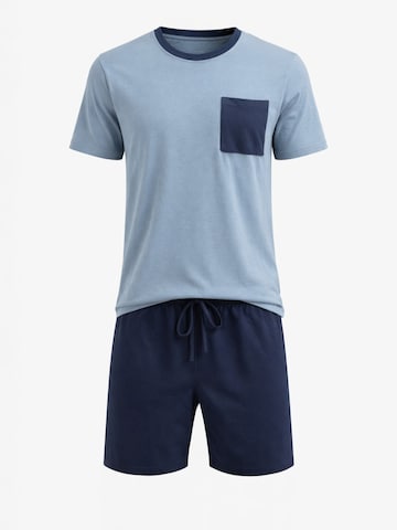 PANTONECLO Pyjamas kort 'Pantoneclo Men’s Nightwear Set' i blå: forside