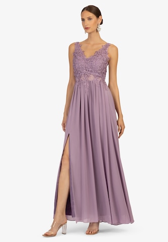 Robe de soirée Kraimod en violet : devant