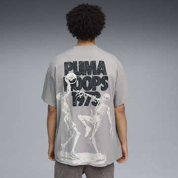 T-Shirt fonctionnel 'Hoopocalypse' PUMA en gris : devant