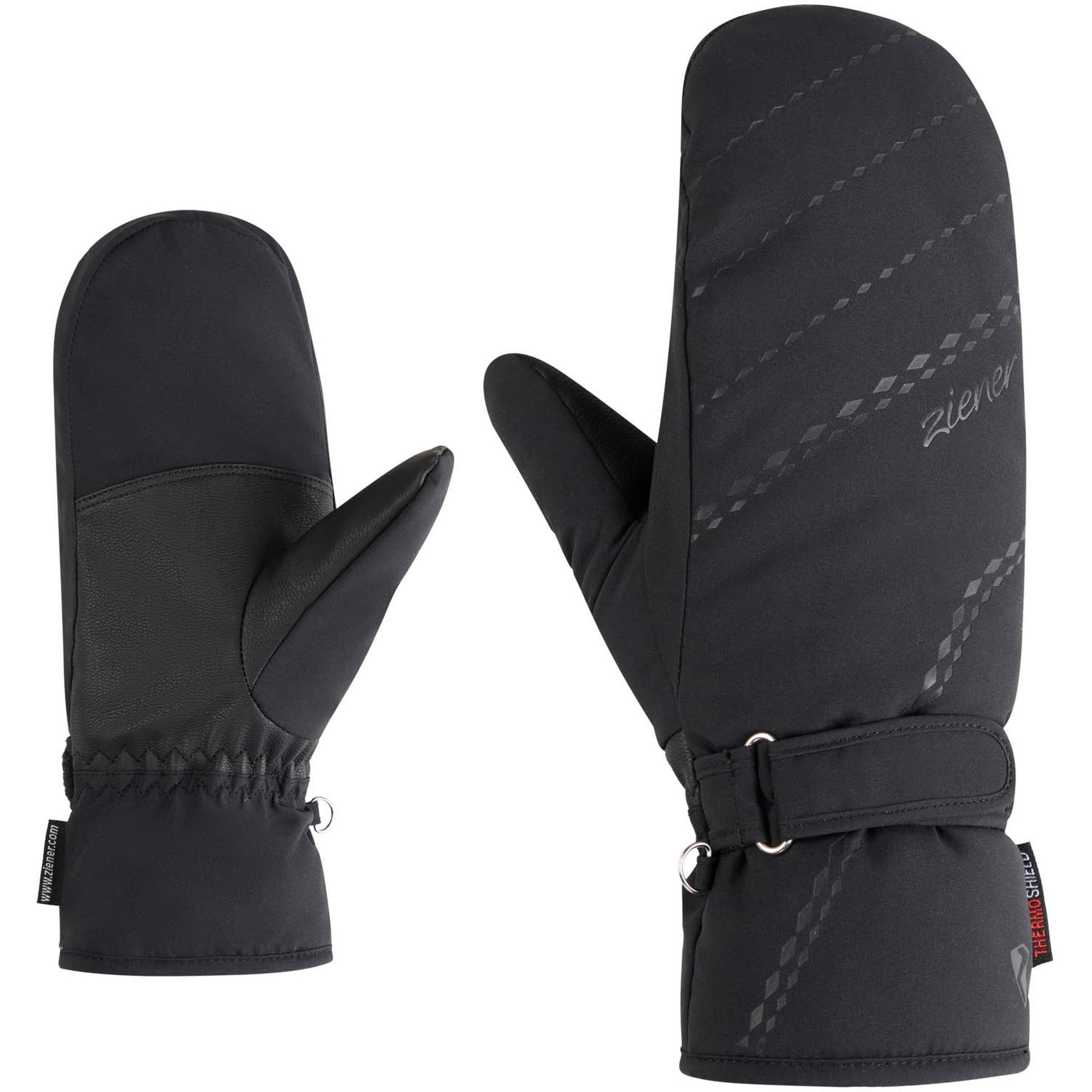 ZIENER Sporthandschuhe 'Kevi' in Schwarz: Vorderseite