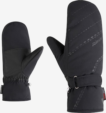 ZIENER Sporthandschuhe 'Kevi' in Schwarz: Vorderseite