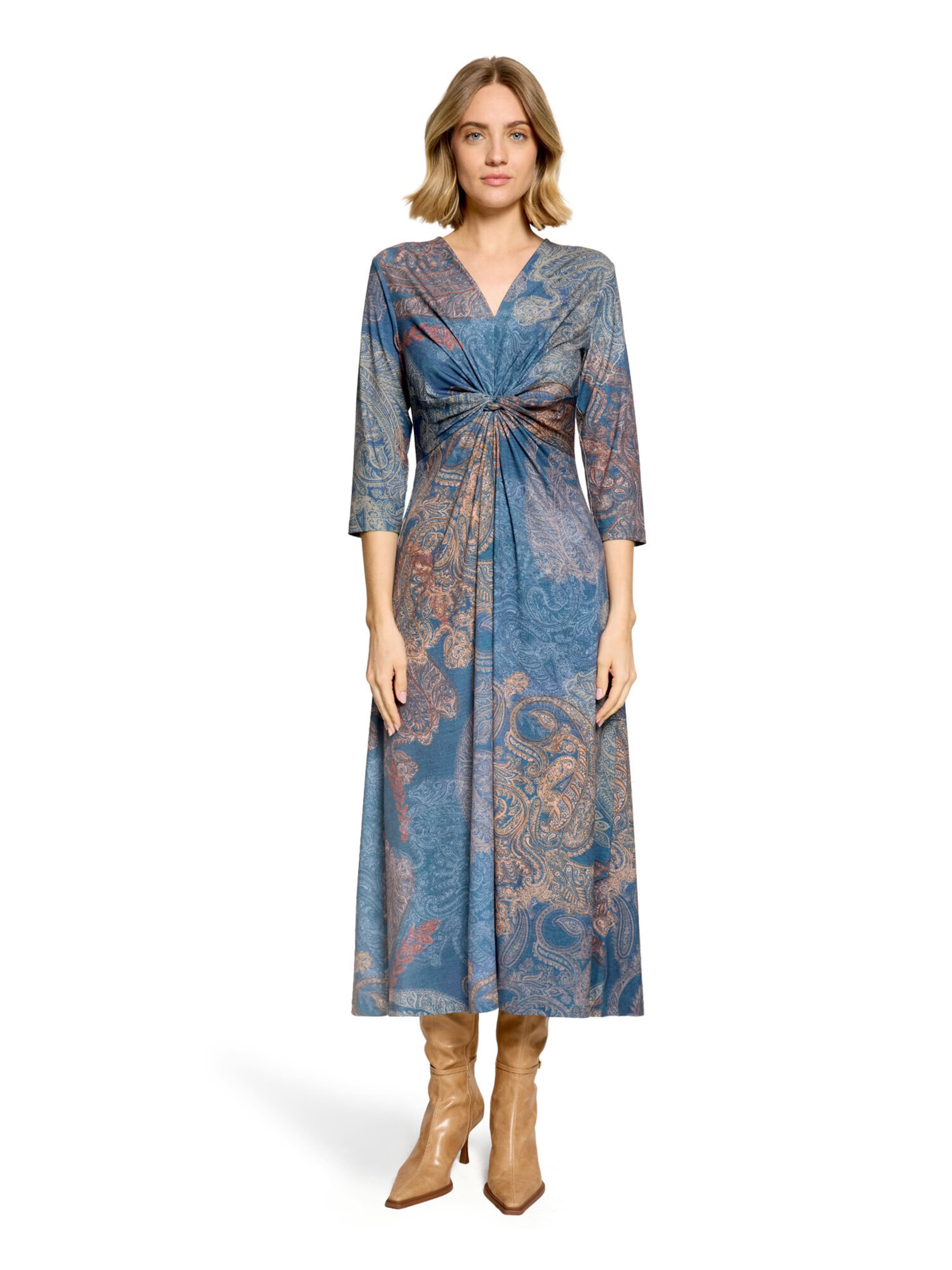 Robe de soirée Betty Barclay en bleu : devant