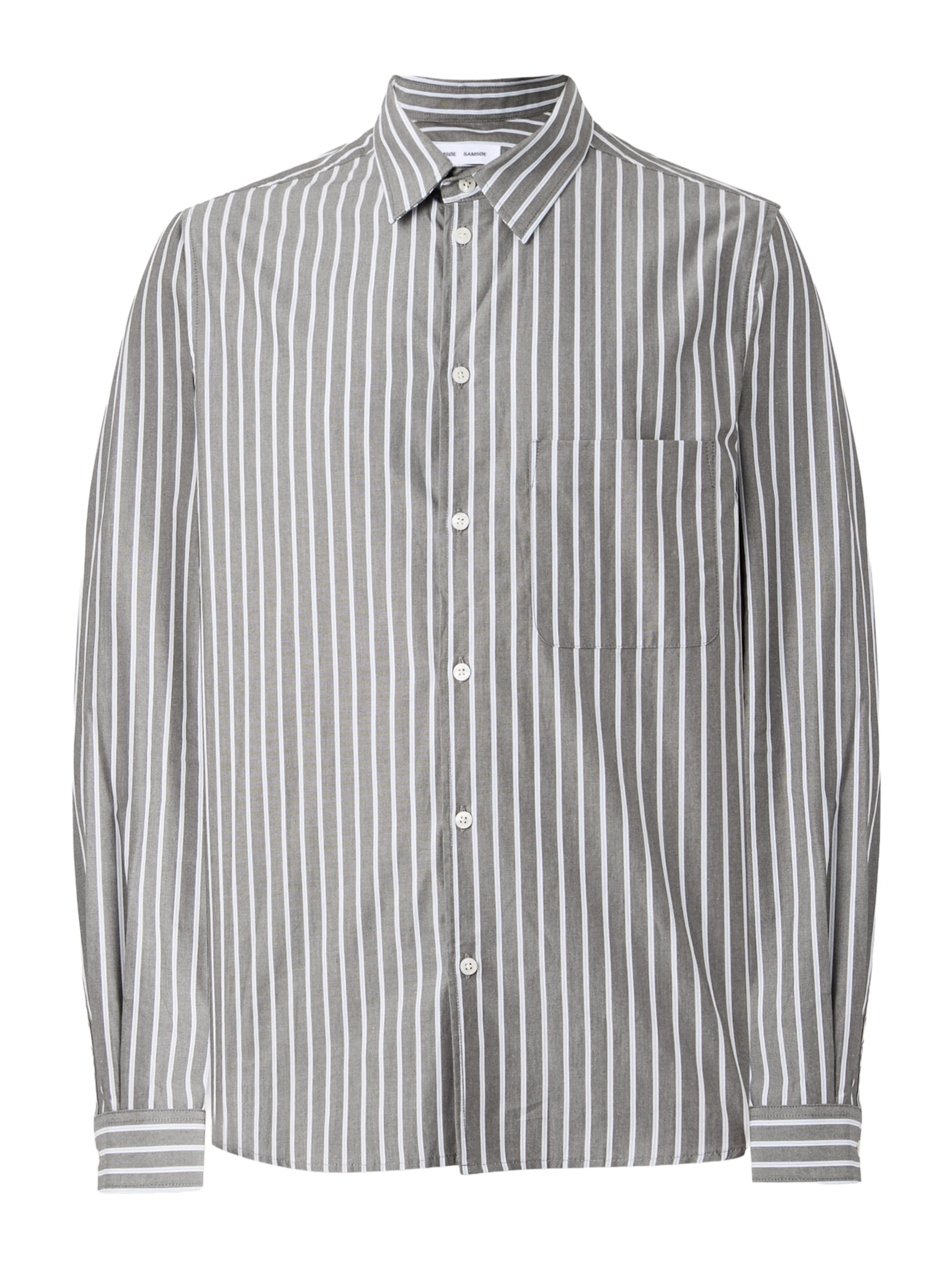 Samsøe Samsøe Regular fit Button Up Shirt 'Saryan' in Brown: front