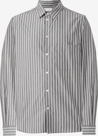 Samsøe Samsøe Košulja 'Saryan' u zeleno smeđa / bijela, Pregled proizvoda