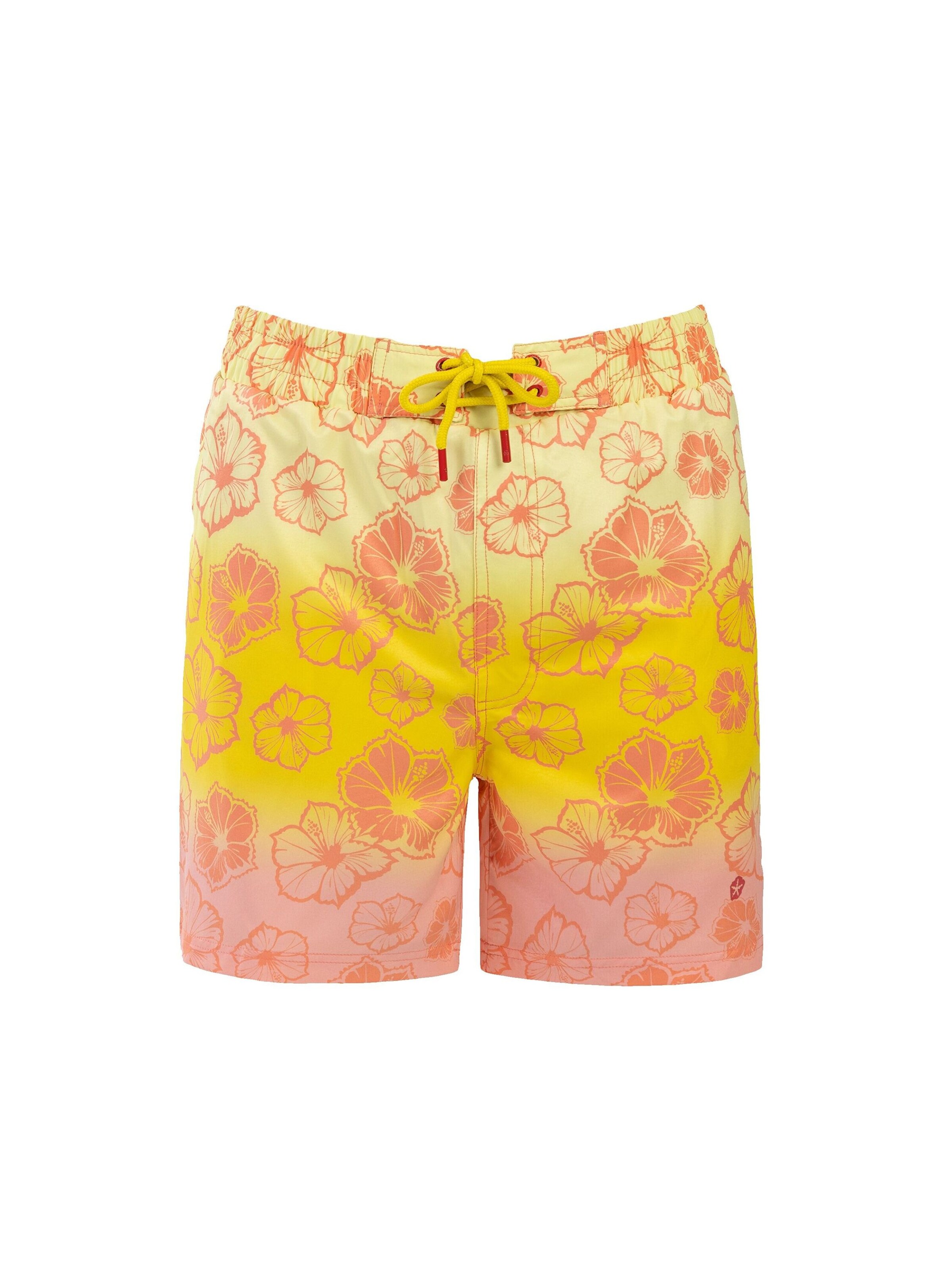 Frozen Cape Board Shorts 'Cape RIBEIR' in Orange: front