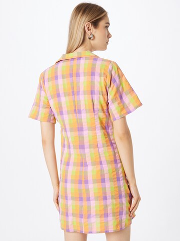 Monki Shirt dress in Purple