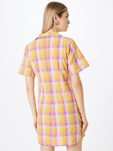 Monki Shirt Dress in Purple