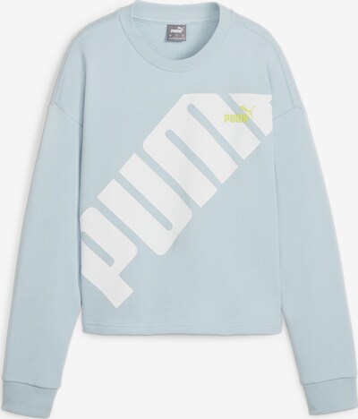 PUMA Sweatshirt in himmelblau / gelb / weiß, Produktansicht