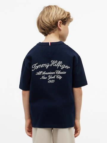 TOMMY HILFIGER Tričko – modrá: přední strana