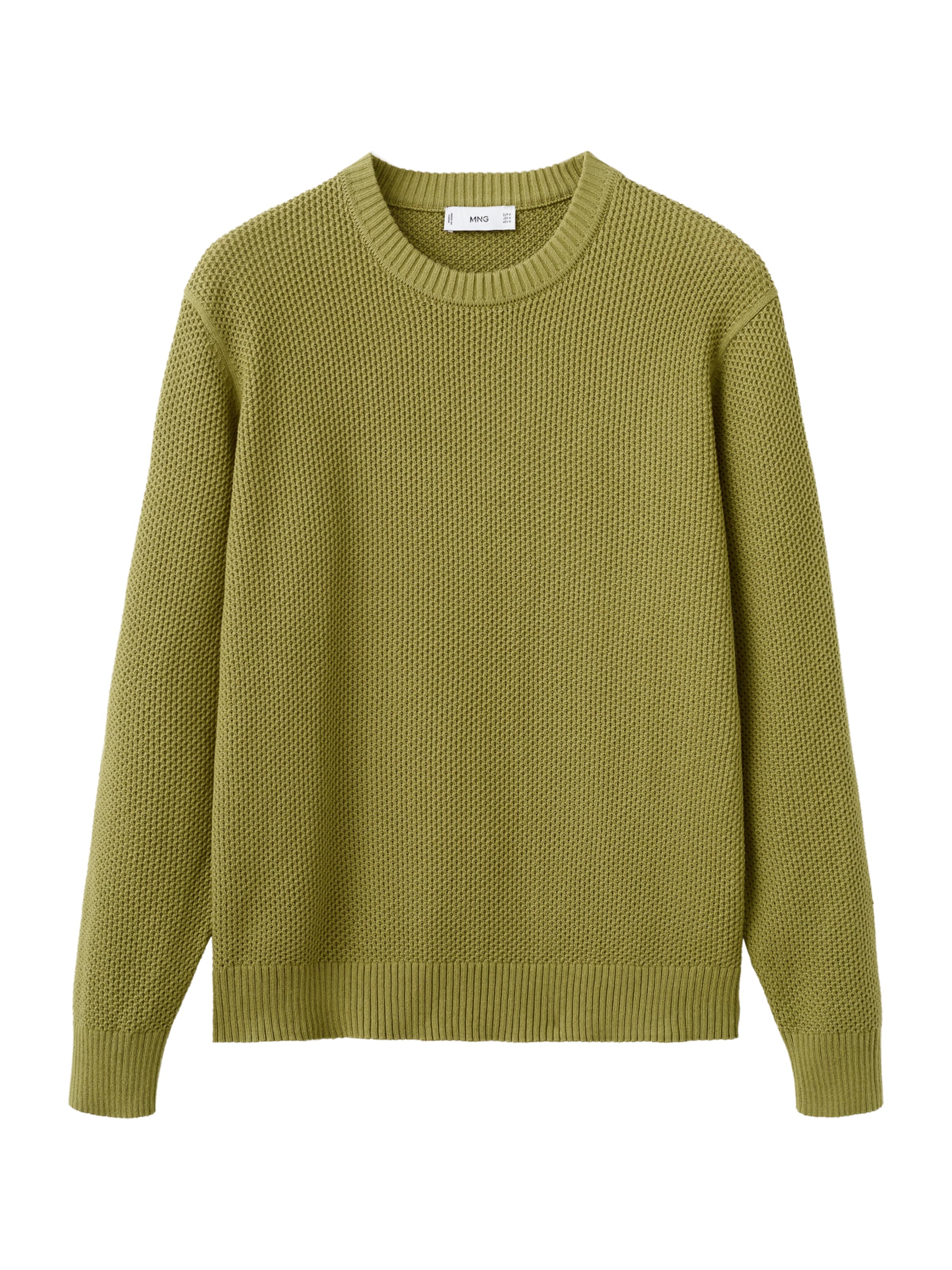 MANGO MAN Pulóver 'SALSA' - zöld: elől