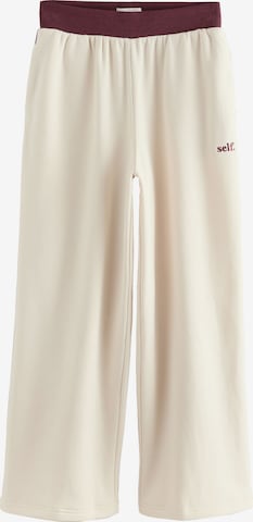 balts Next Platas staras Bikses: no priekšpuses