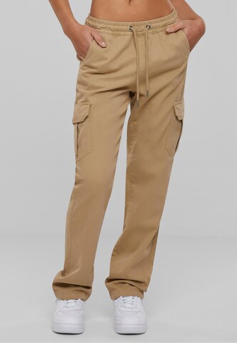 Regular Pantalon cargo Urban Classics en beige