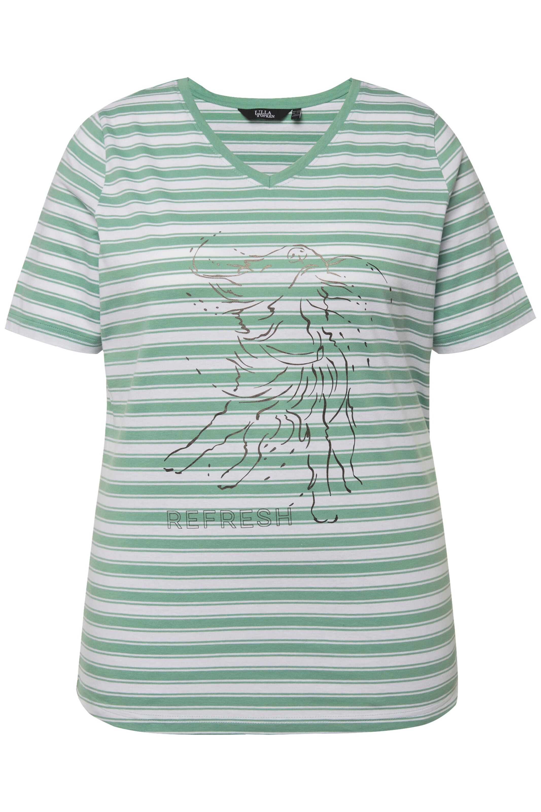 Ulla Popken Shirt in Mischfarben: Vorderseite
