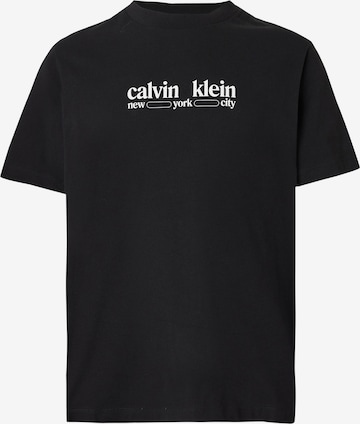 Calvin Klein Jeans Футболка 'NYC' в Черный: спереди