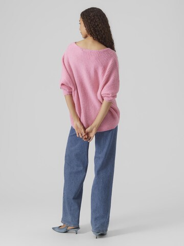 Pull-over 'JULIE 7/8' VERO MODA en rose