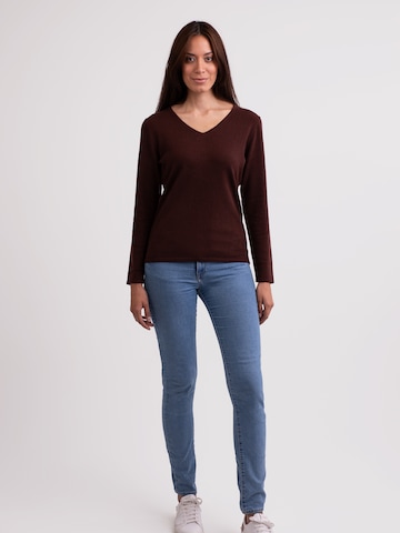 Pull-over CASH-MERE.CH en marron