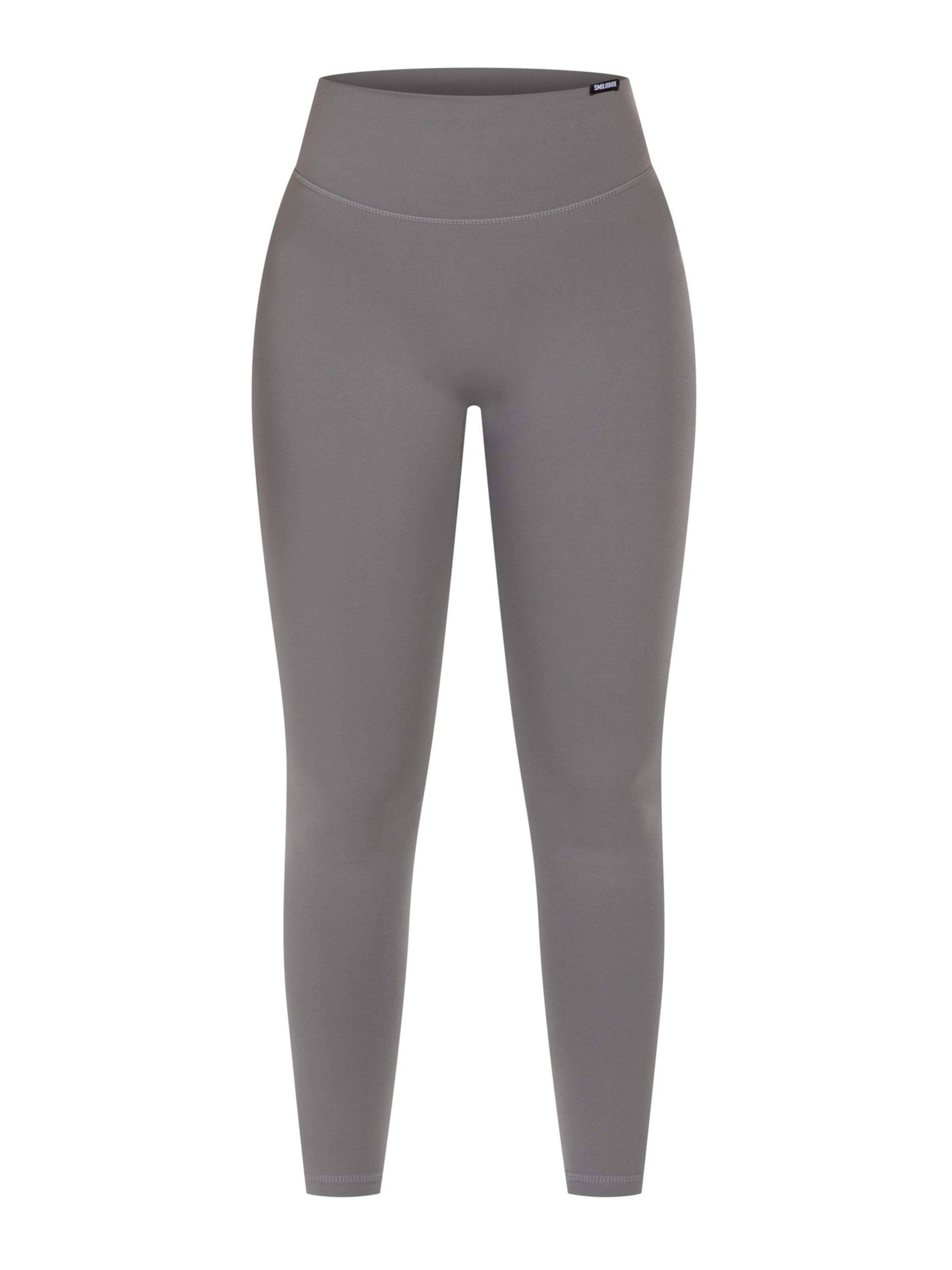 Coupe slim Leggings Smilodox en gris : devant