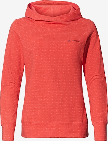 VAUDE Sportief sweatshirt in Rood: voorkant