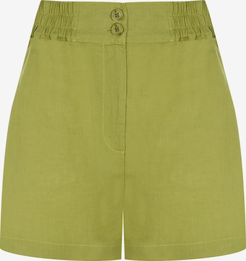 FRESHLIONS Trousers in Green: front