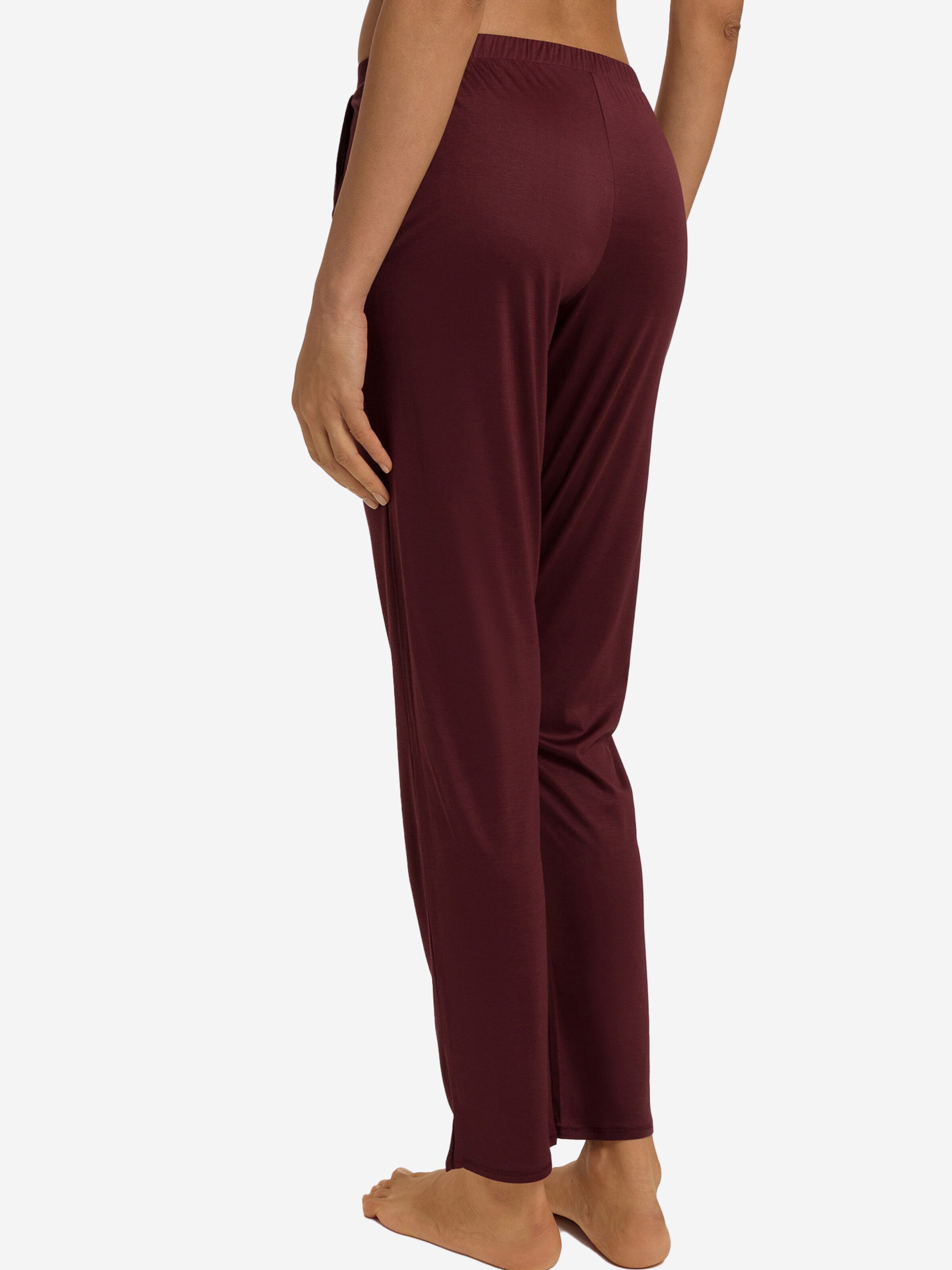 Hanro Pajama pants ' Grand Central ' in Brown