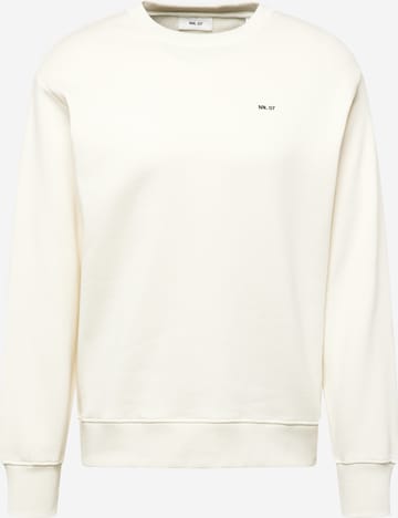 NN07 Sweatshirt 'Briggs' i hvid: forside
