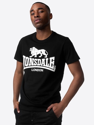 T-Shirt ' KELSO ' LONSDALE en bleu : devant