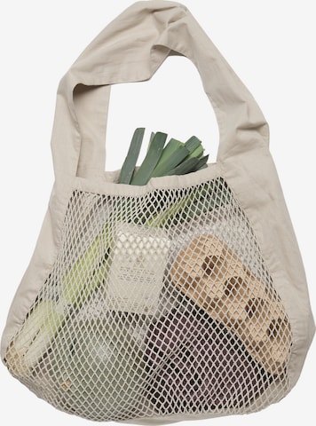 The Organic Company Wasmanden 'Net shoulder bag' in Grijs