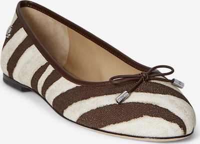 Balerinos 'JAYNA' iš Lauren Ralph Lauren, spalva – tamsiai ruda / balkšva, Prekių apžvalga