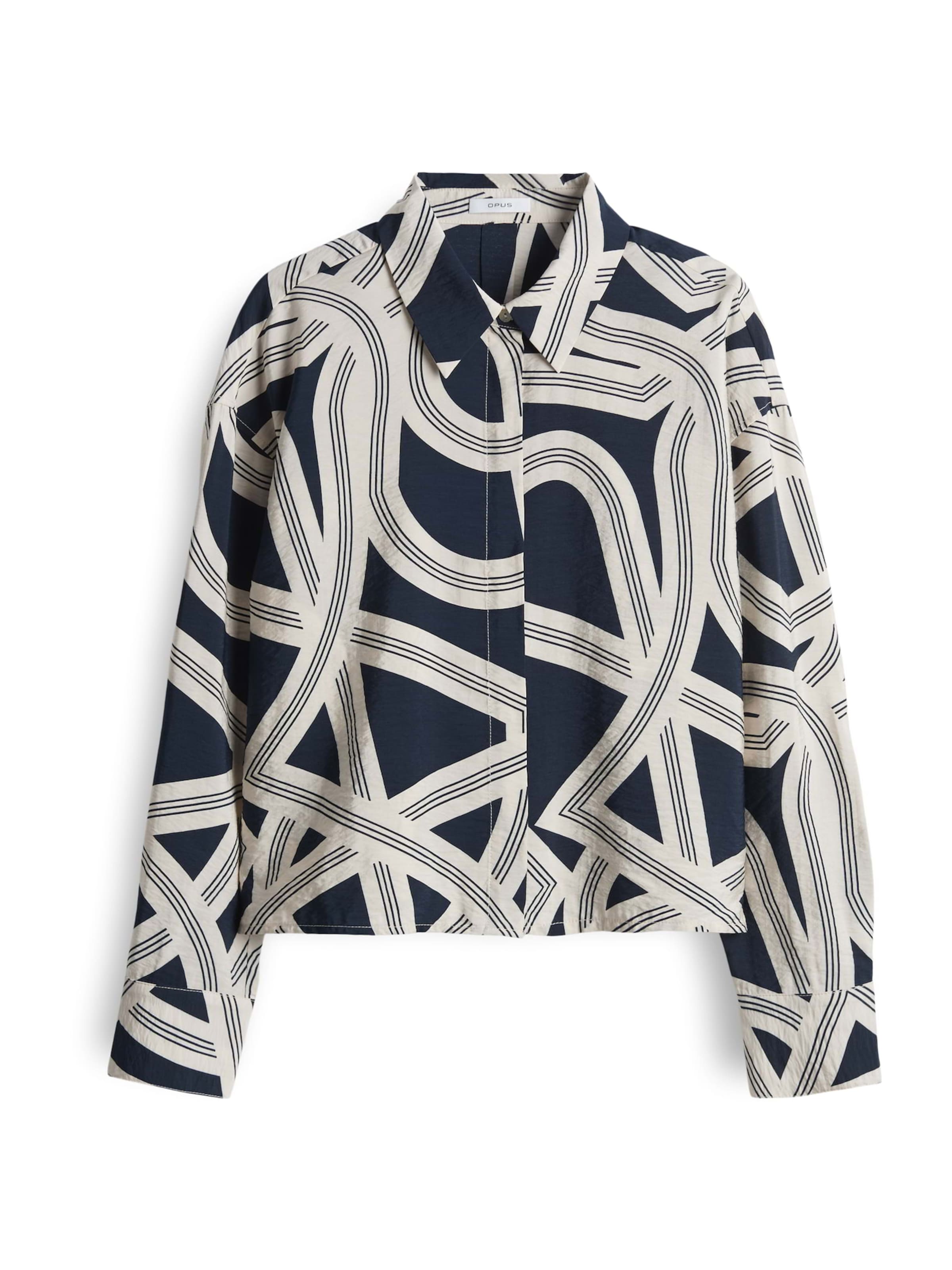 OPUS Блуза 'Famena' в синьо: отпред