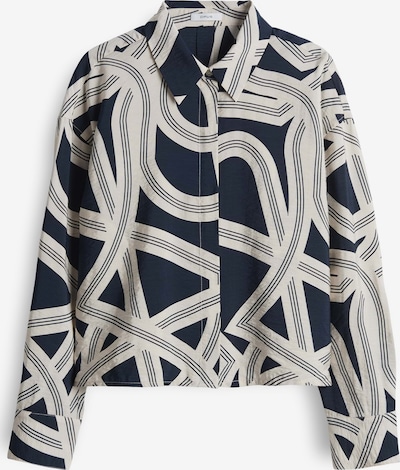 OPUS Blúzka 'Famena' - svetlobéžová / tmavomodrá, Produkt