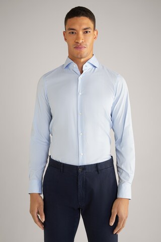 JOOP! Slim fit Overhemd ' Ernest ' in Blauw: voorkant