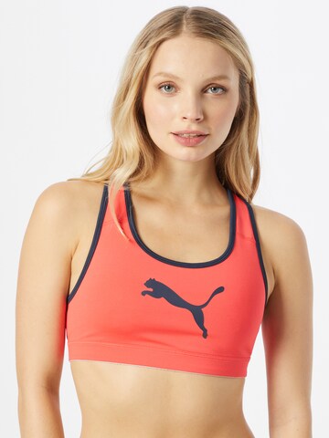 PUMA Bralette Sports Bra 'Impact 4Keeps' in Red: front