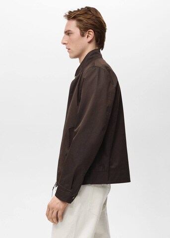 MANGO MAN Between-Season Jacket 'Talco' in Brown