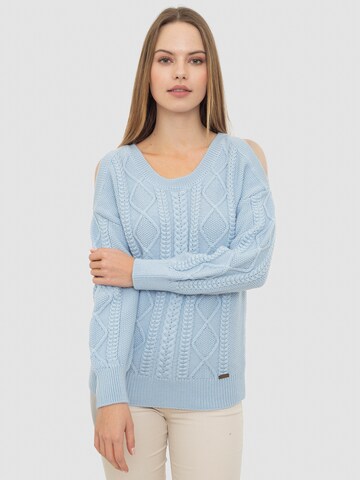 Sir Raymond Tailor Sweater 'Ely' in Blue: front