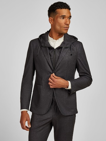 HECHTER PARIS Regular fit Colbert in Zwart: voorkant