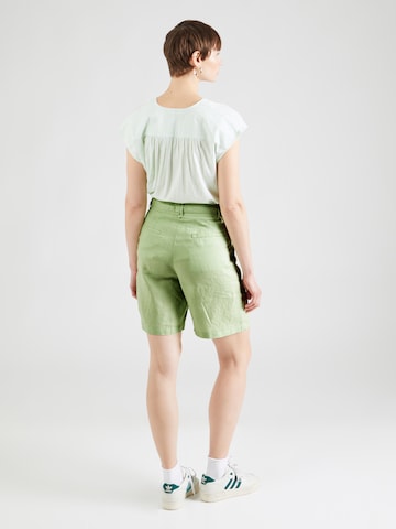 ESPRIT - Loosefit Pantalón chino en verde