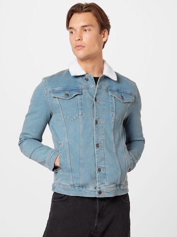 Denim Project - Ajuste regular Chaqueta de entretiempo 'Kash' en azul: frente