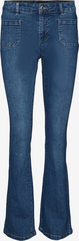 VERO MODA Flared Jeans 'Peachy' in Blau: predná strana