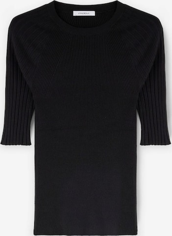 MOTIVI Trui in Zwart: voorkant