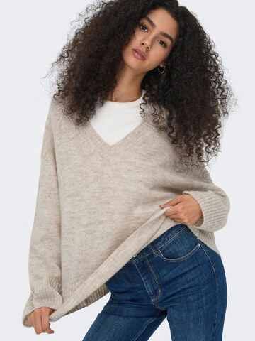 Pull-over 'MARINA' JDY en beige
