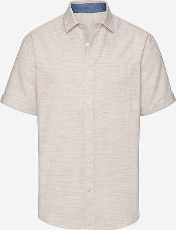 H.I.S Businesshemd in Beige: Vorderseite